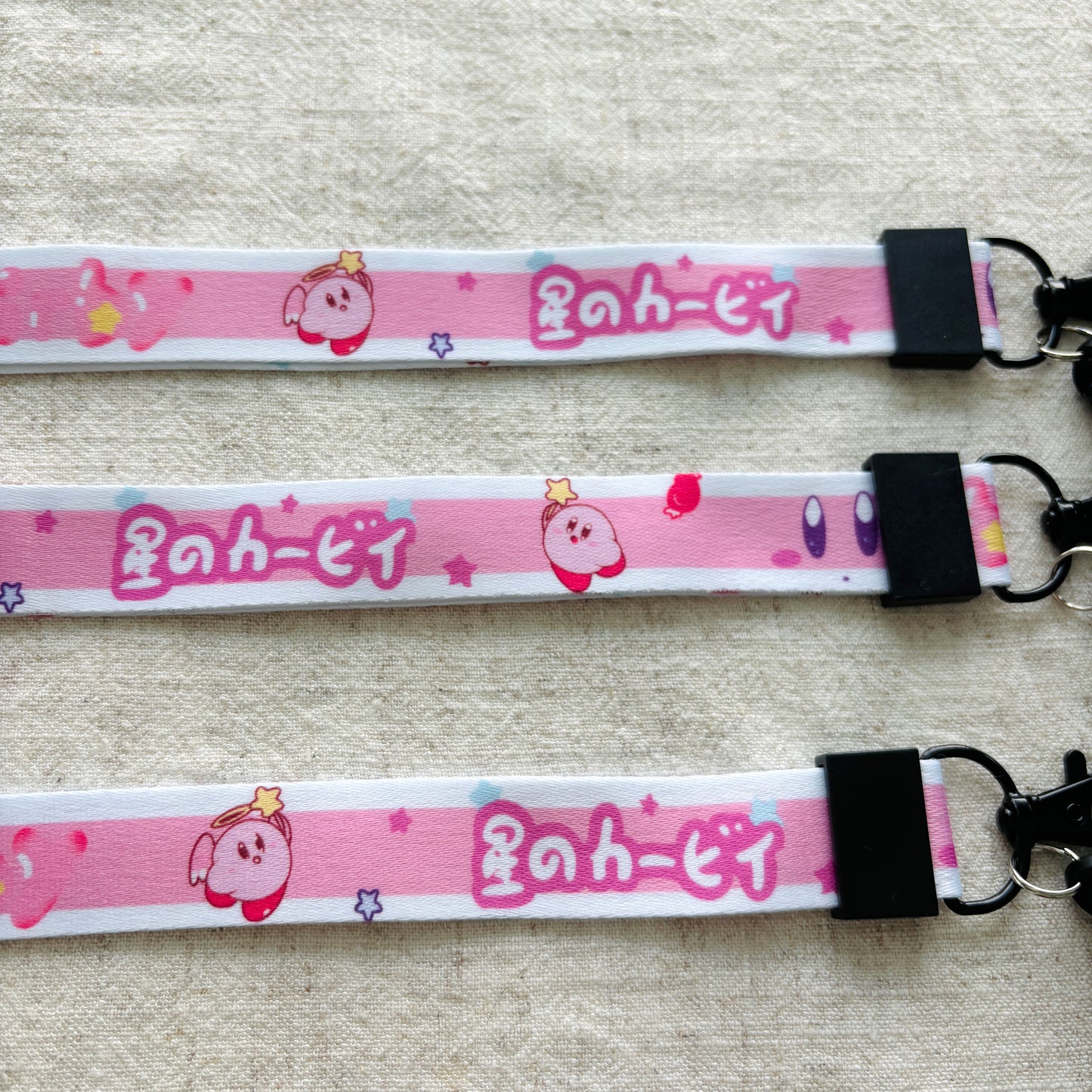 Pink friend ID Lanyard