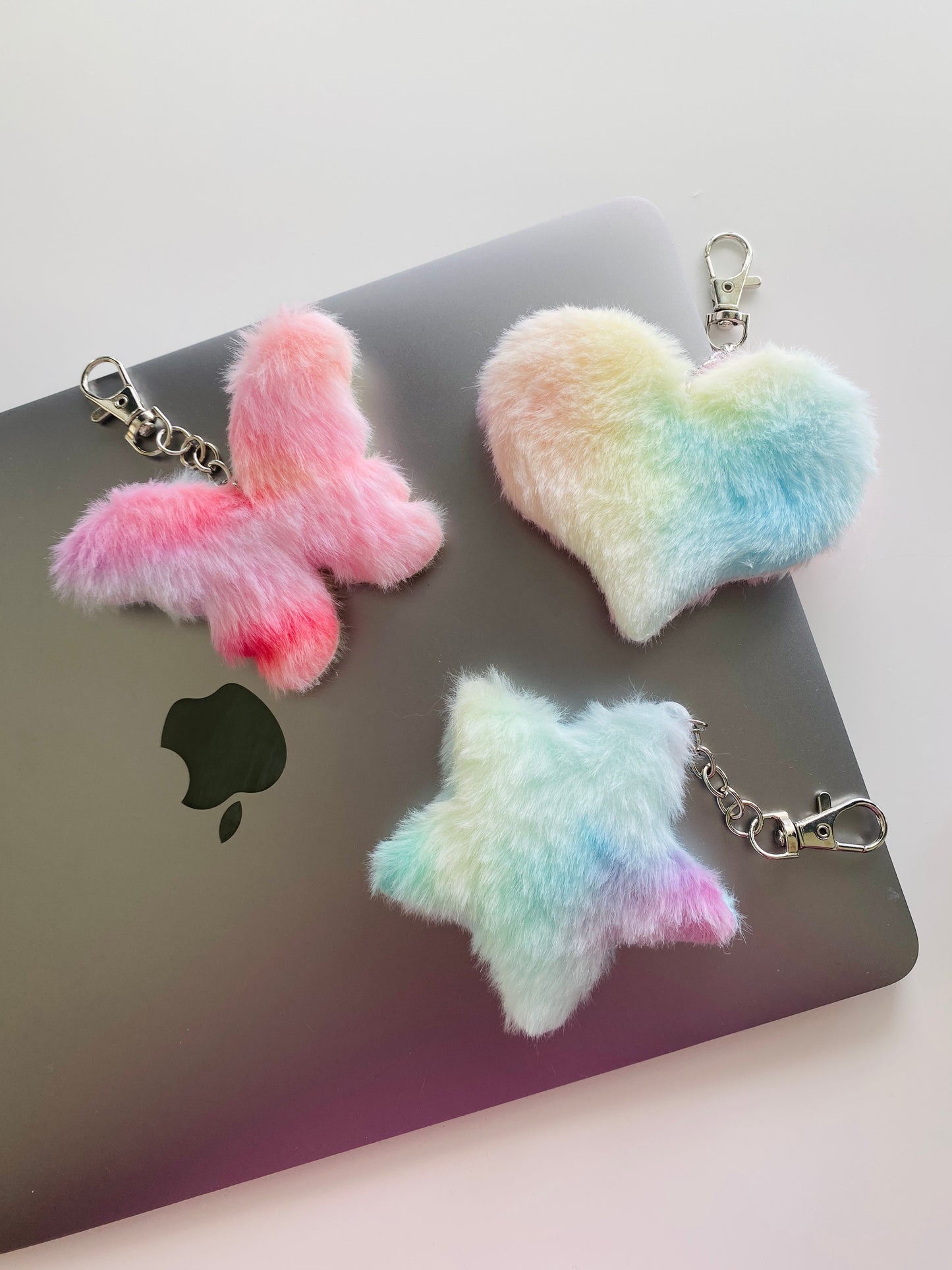 Fluffy Pom Pom Key Charm