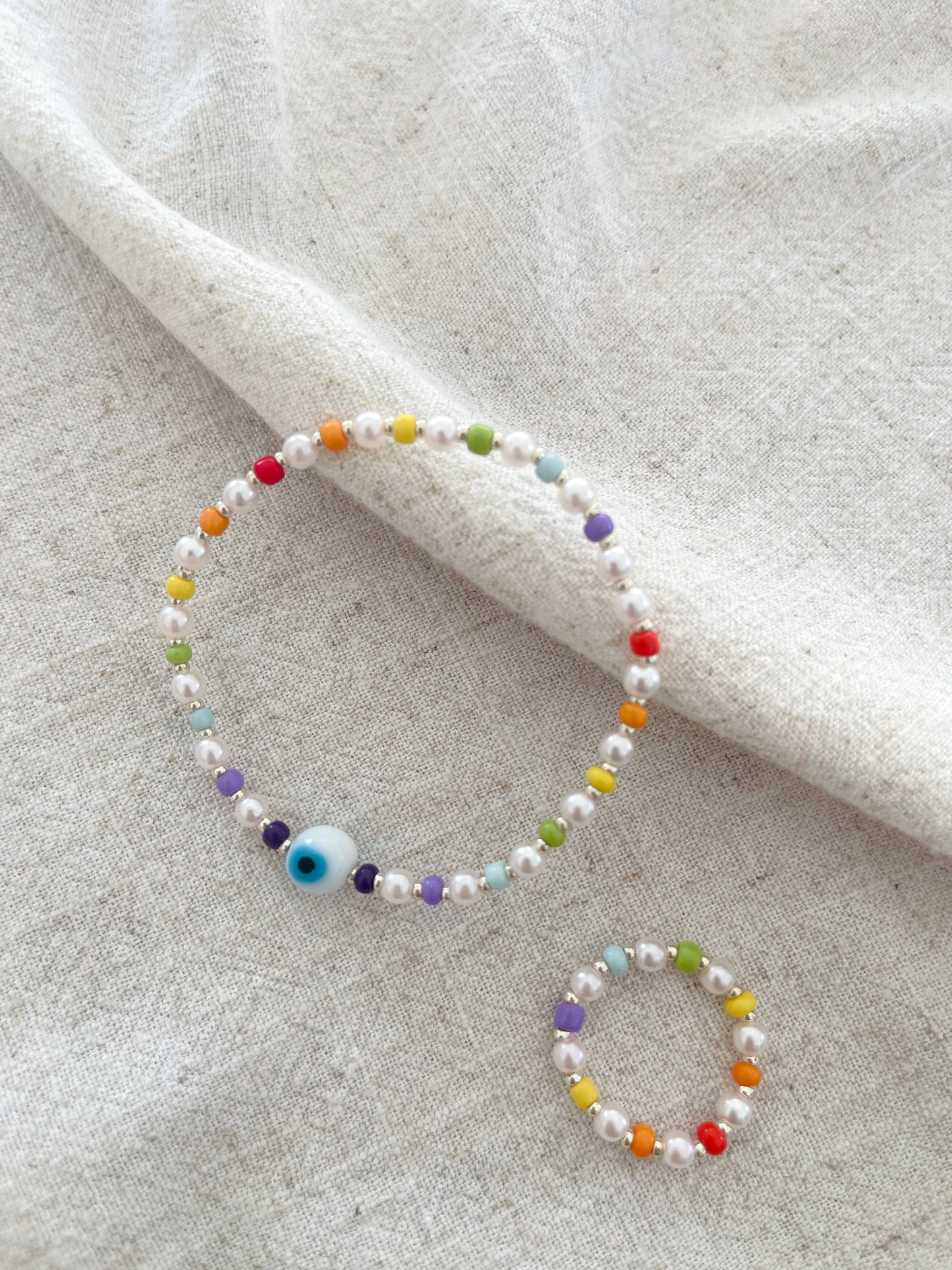 Handmade Dainty Beaded Bracelet