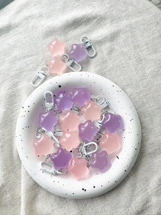 Cute Jelly Star Key Chain