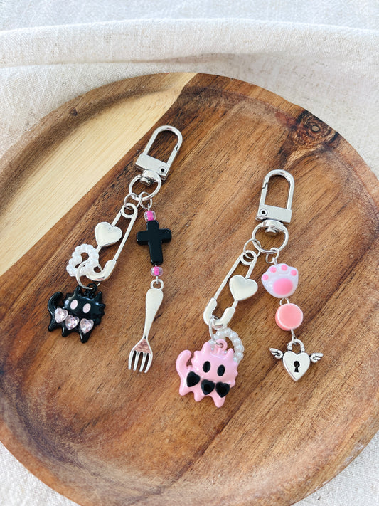 Kawaii Y2K Cat Key Chain