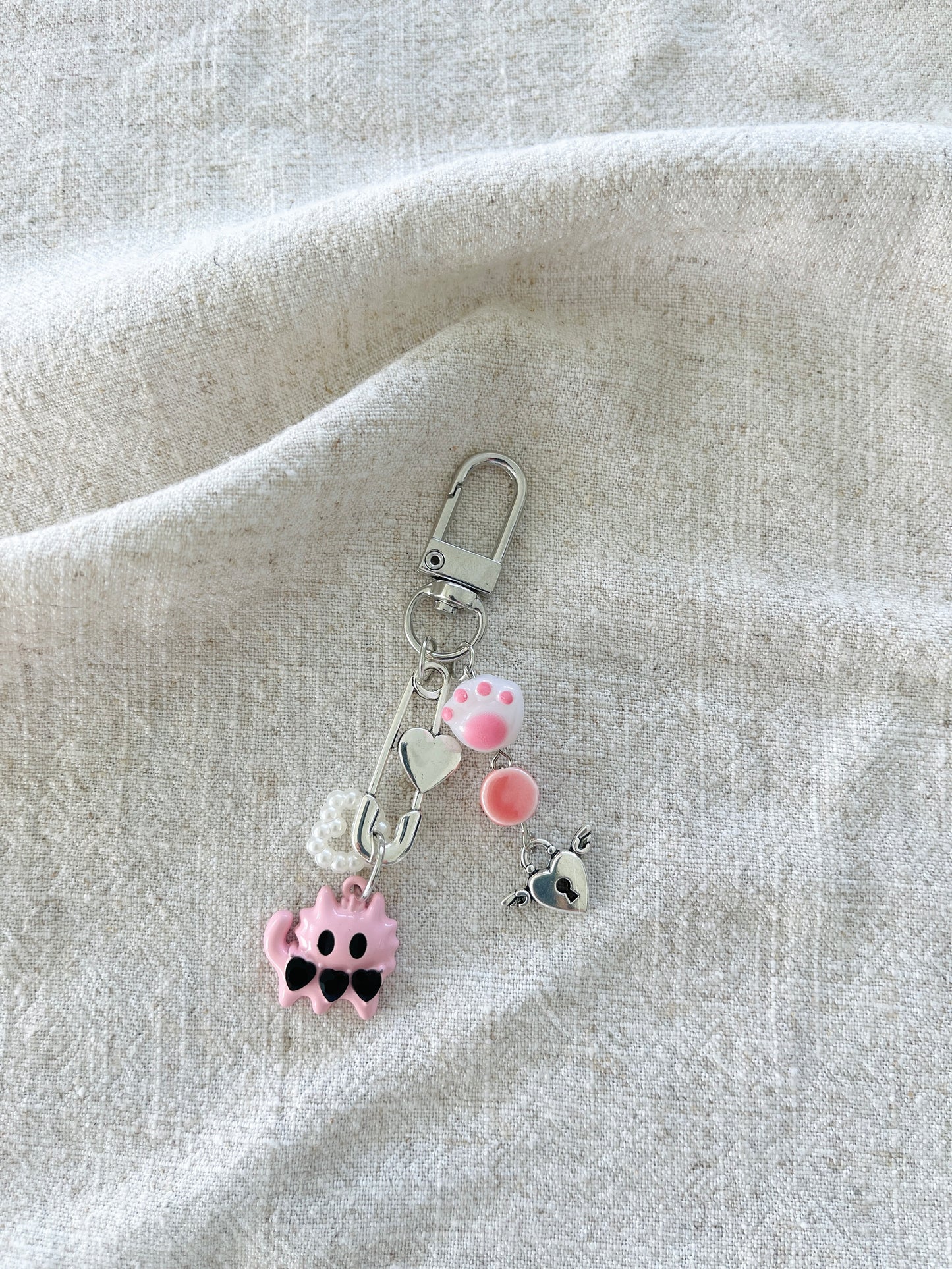 Kawaii Y2K Cat Key Chain